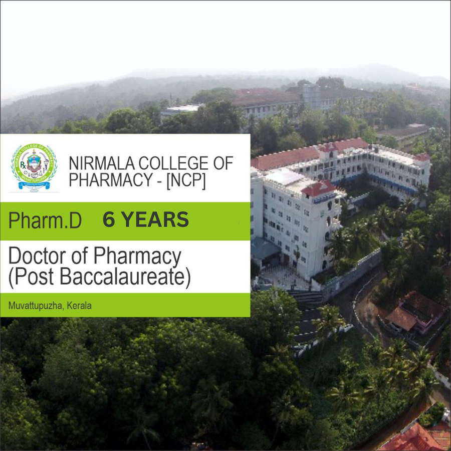 Pharm.D at Nirmala College of Pharmacy  [Ncp], Muvattupuzha, Kerala - Other